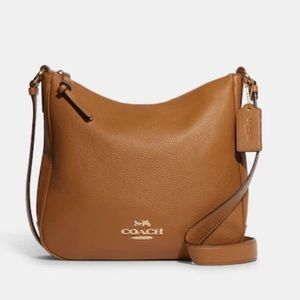 Coach Ellie File Bag in Brown Leather C1648